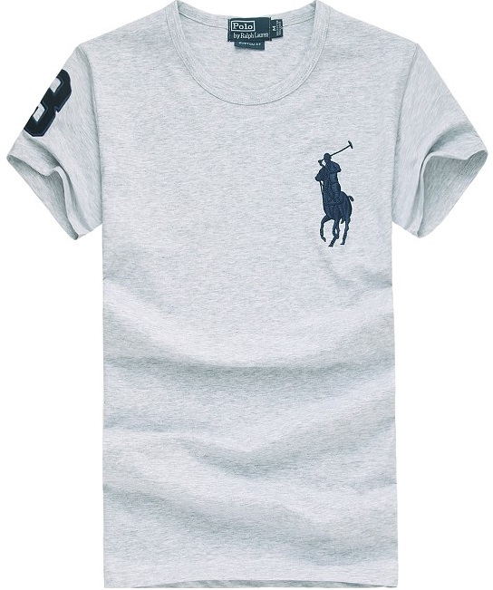 Ralph Lauren Big Polo T-Shirt Grey Mens